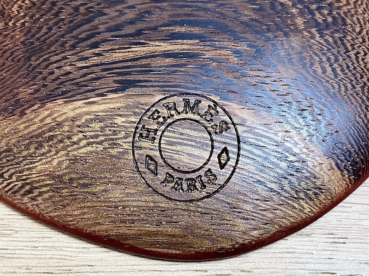 Hermes Wood Plate Set, 3-piece Set, Bordeaux, Wooden Tableware | eBay