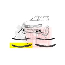 Blende Stoßfänger Stoßstange vorne rechts für VW Jetta 1K2 teilgrundiert ICQ