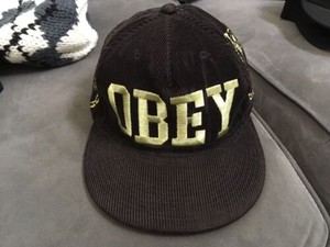 obey corduroy hat