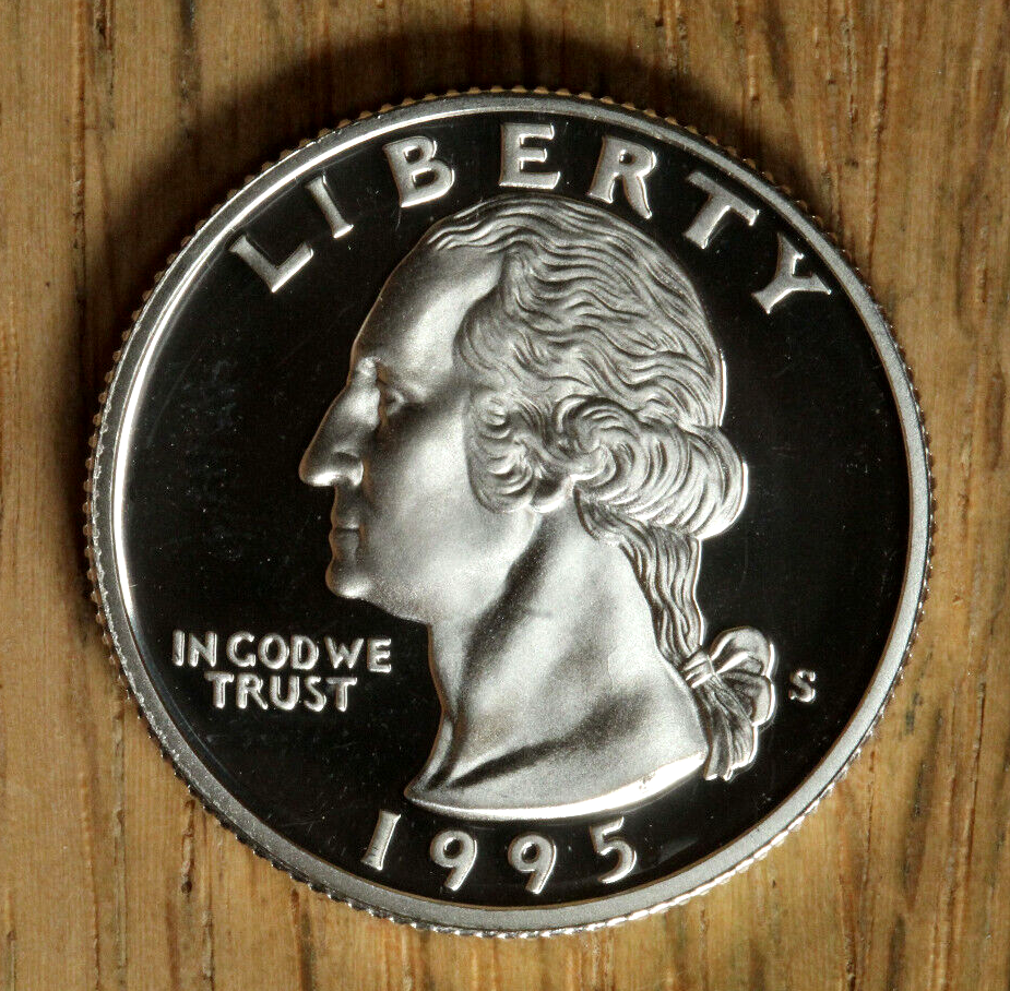 1995 S Silver Washington Quarter 25¢ - Choice to Gem Proof | eBay