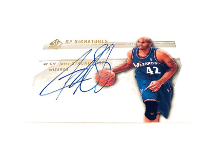 Jerry Stackhouse 2004 Upper Deck SP Authentic Gold SP Signatures Autograph #JS-A