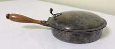 Vintage Sheffield Silver Co Silent Butler Crumb Catcher Dust Pan Lid EPC 300