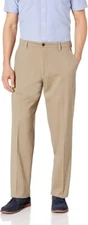 NWT Men's Dockers Relaxed Fit Flat Front Easy Khaki Pants Size 36x32 MSRP $50
