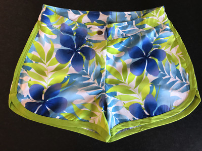 BNWT Ladies Sz 10 Action Brand Tropical Print Short Summer Swim Boardshorts