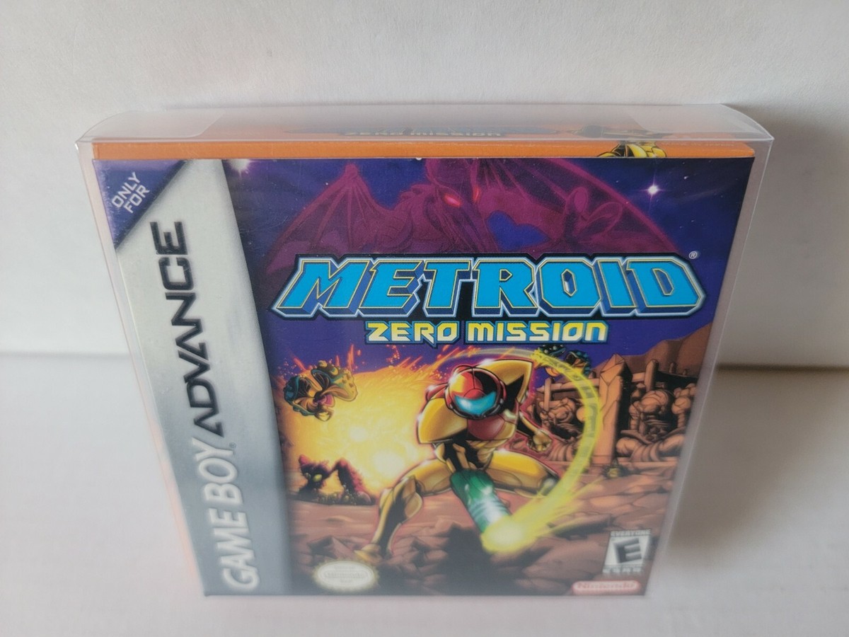 METROID ZERO MISSION MINT BOX & BOOK COMPLETE GBA CIB Zero