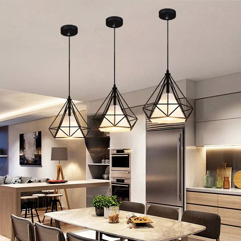 Kitchen Pendant Lights Home Dining Room Chandelier Lighting Black