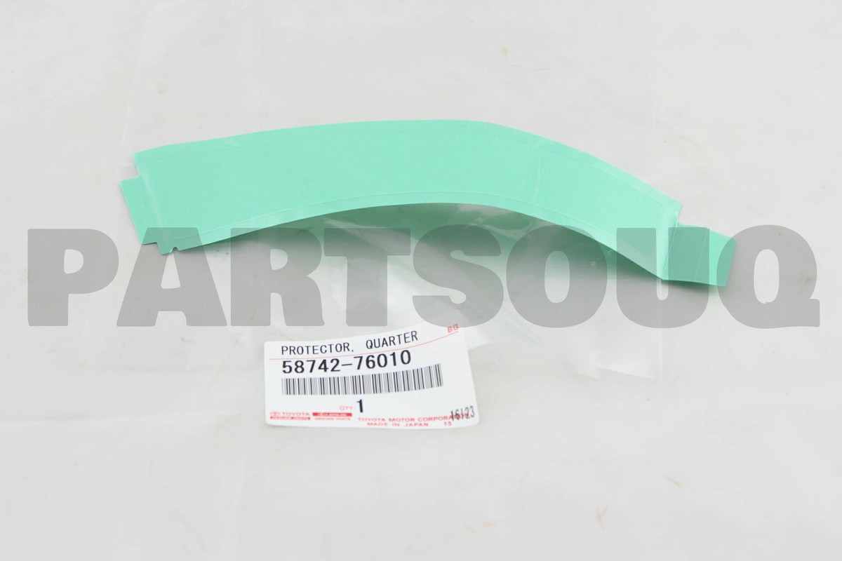 5874276010 Genuine Toyota PROTECTOR, QUARTER PANEL, LH 58742-76010  