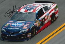 Bobby Labonte Hand Signed 12x8 Photo Toyota Nascar 5.