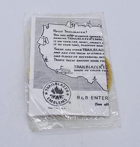 Vintage Trailblazer CARLSBAD CAVERNS NATIONAL PARK New Mexico Patch New - Picture 2 of 3