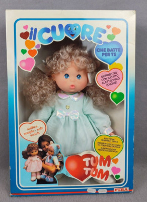 FIBA THE HEART BEATING FOR YOU SOFT DOLL VIOLET NEW VINTAGE 80s