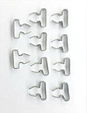 10 pk of 1/4 turn Metal Retainer Clip Fastener for Ballast Cover/Reflector 