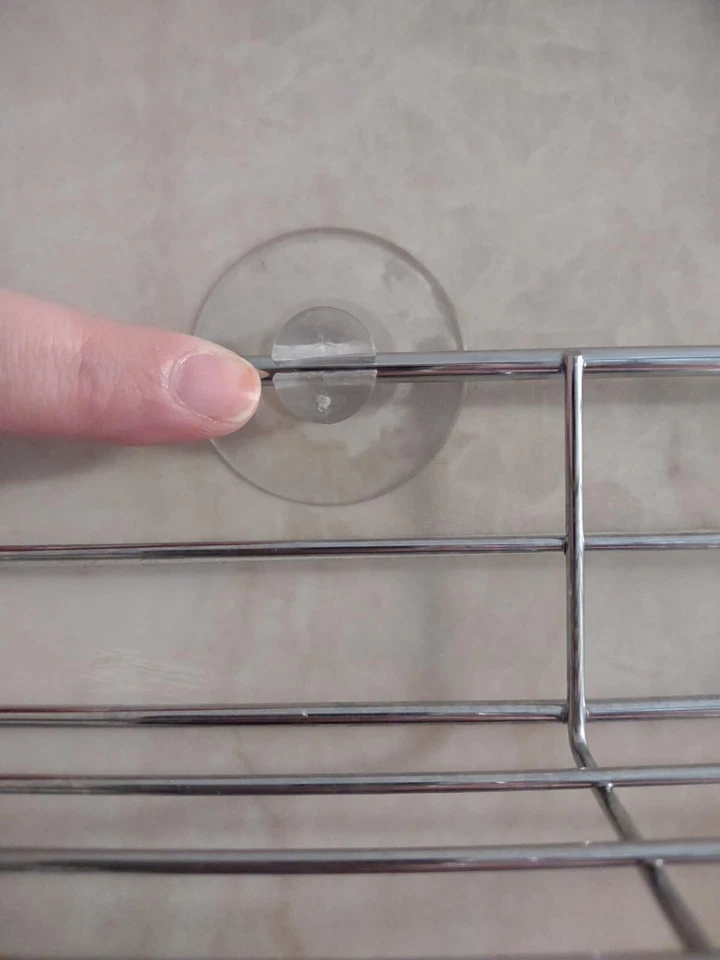 Conectores de carrito de ducha de baño 16 piezas ventosas para azulejos vidrio sujeción fuerte Foto 3 de 4