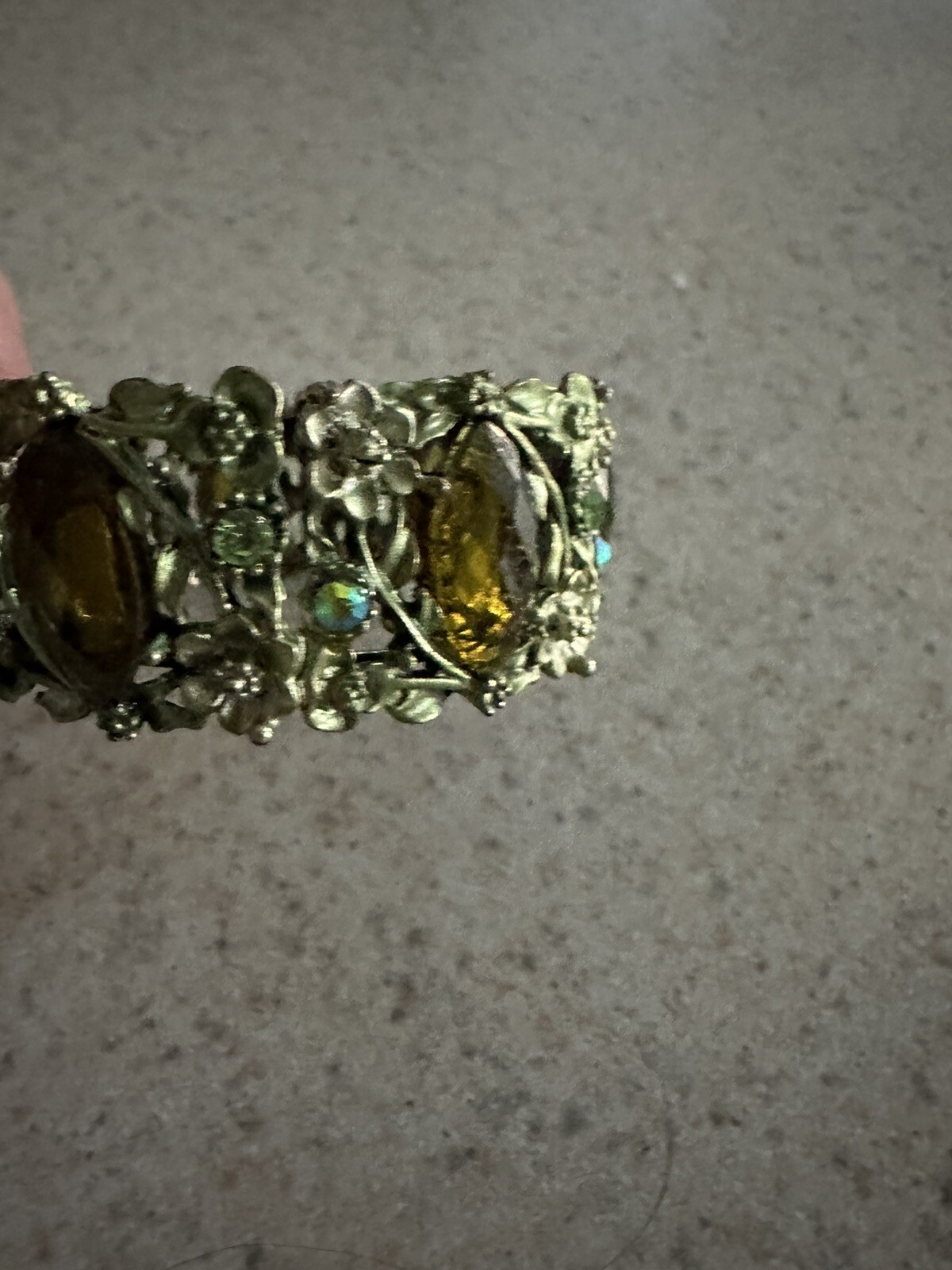 5 Pcs  Gemstone Adjustable Cuff Bangle Bracelets … - image 11