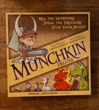 Munchkin Deluxe by Steve Jackson Games SJG1483 VG+/NM COMPLETE 