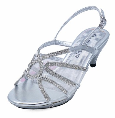 childrens silver sandals
