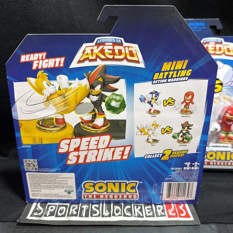 AKEDO SONIC THE HEDGEHOG TAILS & SHADOW + SONIC & KNUCKLES (2024 ...