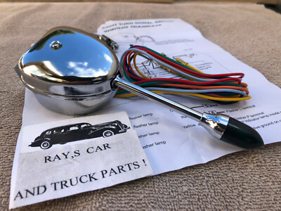 ONE NEW SINGLE 6 / 8 OR 12 VOLT UNIVERSAL VINTAGE STYLE TURN SIGNAL !