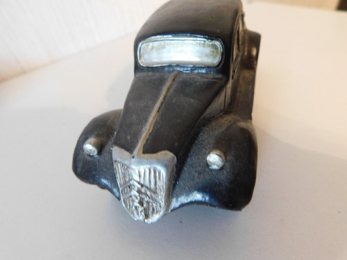 Polystone Old Car Black 5" - Picture 4 of 4