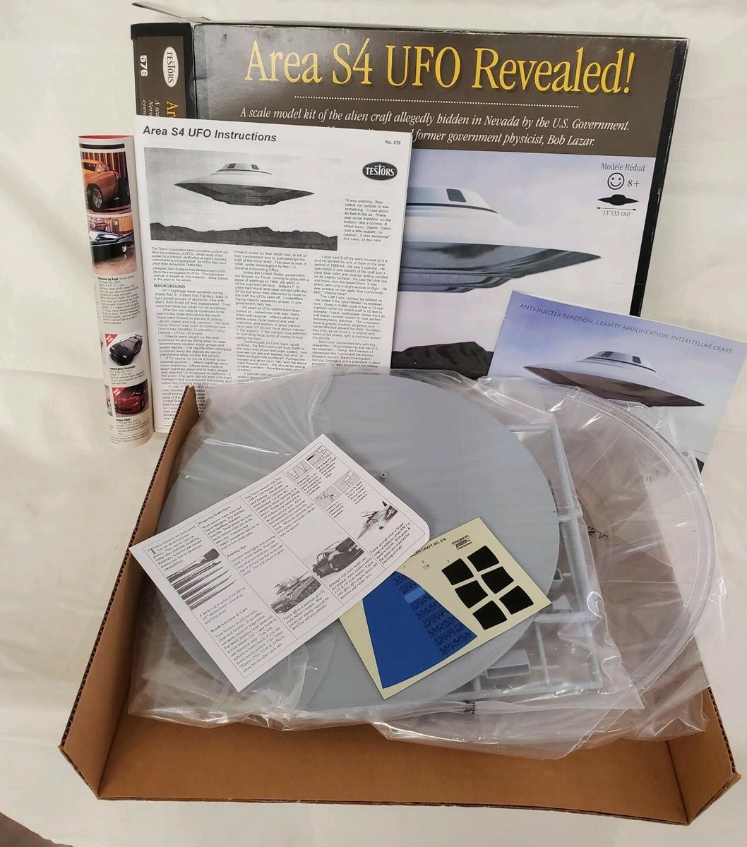 エリア S4 UFO プラモデル/Area S4 UFO Revealed/51 Bob Lazar Inspired UFO Model From S4/area 51 (10cm Diameter