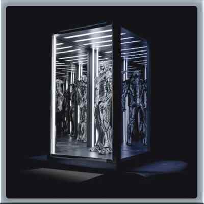 SIDESHOW CHAOS INFINITY DISPLAY CASE , WITH LIGHTING AND AFFECT FACTORY SEALED