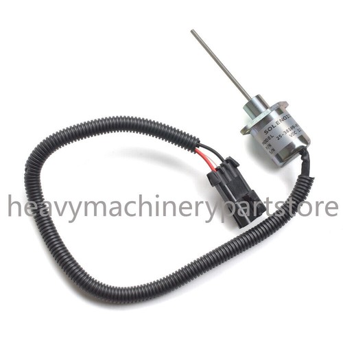 12V Fuel Stop Solenoid Valve 25-38109-06 For Kubota Carrier 1950 1850 1800 1500 - Picture 3 of 6