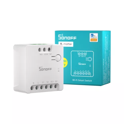 SONOFF MINI-D Dry WiFi Smart Switch Modules Relay Matter for Garage Door, Boiler - Picture 1 of 14