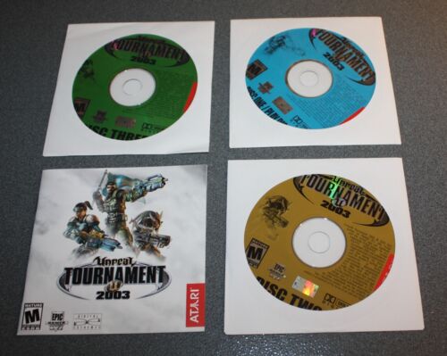Unreal Tournament 2003 PC Computer Software Video Game - Three Discs  - Picture 1 of 11