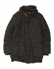 Khujo Womens Padded Jacket Uk 20 2xl Grey Cotton Bn01