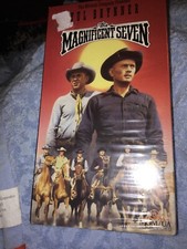 The Magnificent Seven VHS Tape Yul Brynner sealed-1985--Classic Western-MGM
