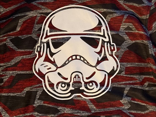 Felpa con cappuccio STAR WARS nera rossa Stormtrooper ragazzo taglia XL 14 16 EUC - Foto 3 di 7