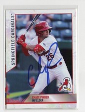 CHASE PINDER SPRINGFIELD CARDINALS  2022 CHOICE MARKETING IP/TTM AUTOGRAPH AUTO