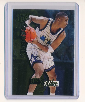 ANFERNEE HARDAWAY 1996-97 ULTRA GIVE AND TAKE #2 *ORLANDO MAGIC*