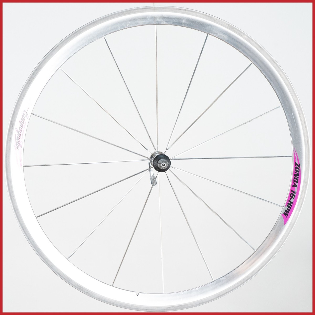 CAMPAGNOLO ZONDA 16-HPW 700C FRONT WHEEL CLINCHER VINTAGE CAMPAGNOLO ZONDA 16-HPW 700C FRONT WHEEL CLINCHER VINTAGE