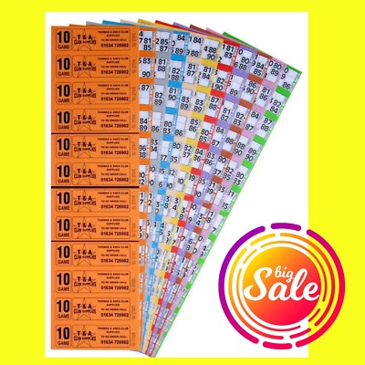 Bingo Tickets Bingo Bücher 1500 10 Seiten Spiel 12 zur Ansicht Jumbo Größe 1500 10g12v