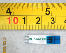AWM 20624 1" inch 10 pins Flex Flat Ribbon Cable