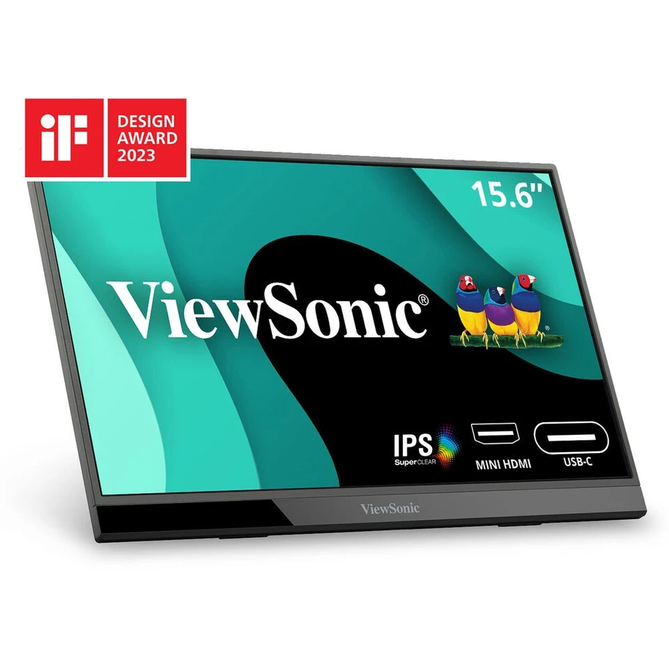 ViewSonic VX1655-S 15.6" 1080p FHD Portable IPS Monitor - Certified Refurbished - Image 2 of 4