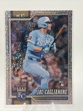 2026 Topps Series 1 Celebration Jac Caglianone #138 Confetti Parallel RC, Royals