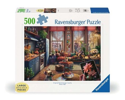 Ravensburger 01025 Gemütliches Boho-Studio Puzzle für Erwachsene 500 Large Piece