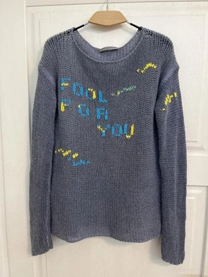 Women Ermanno Scervino Sweater Navy Cashmere 40 / - Bild 1 von 4