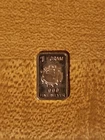 Fine Silver Art Bar W/ USMC Devil Dog Image! 1 Gram .999 Pure Silver!