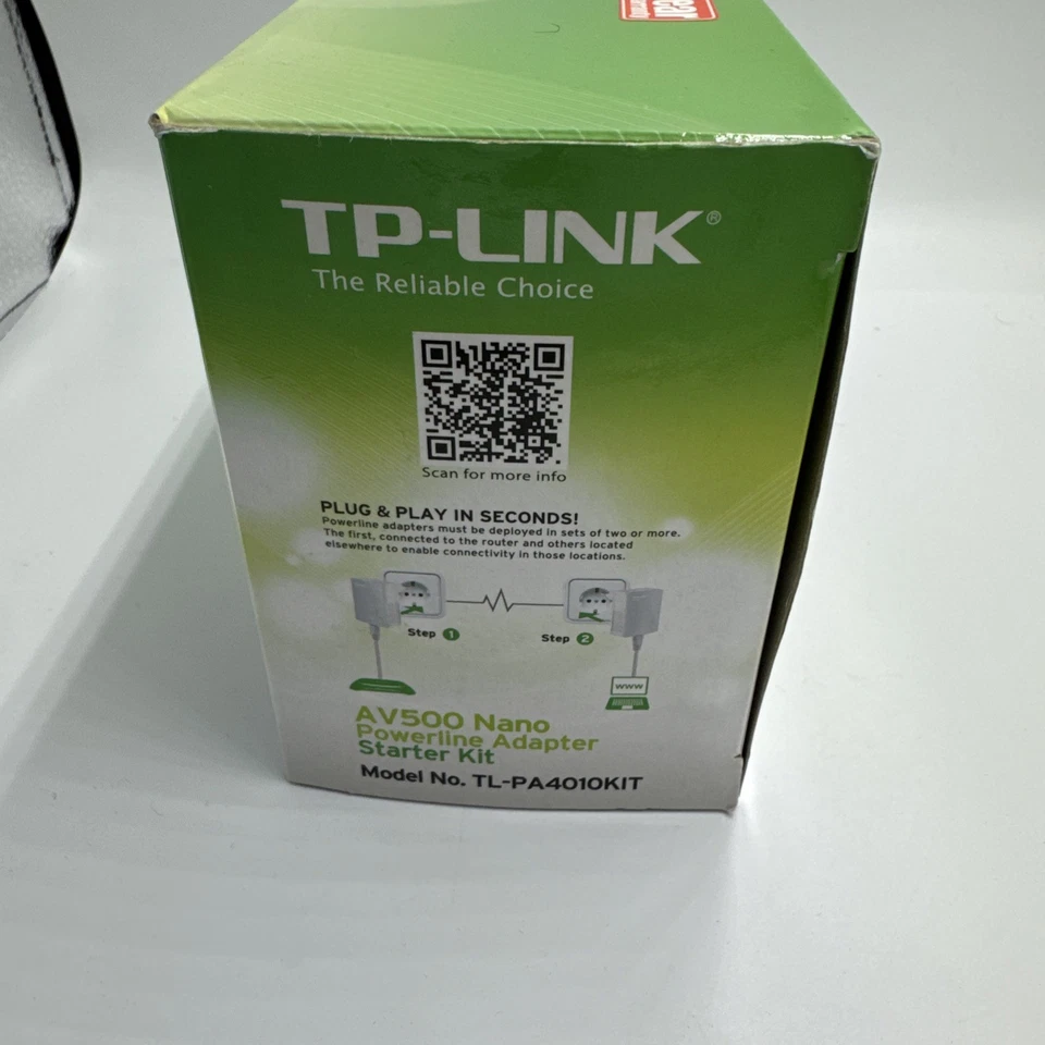 TP-Link AV500 Nano Powerline Adapter Starter Kit Neu OVP Unbenutzt Netzwerk LAN - Bild 2 von 4