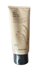 The Face Shop Rice Water Bright Exfoliating Cleanser New Sealed 10.1 oz.