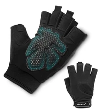 HiRui Workout Gloves for Men Women Kids, Ventilated Exercise Gloves Cycling G...