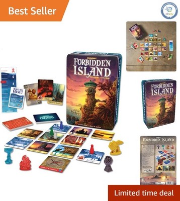 Venture into Forbidden Island: Cooperative Adventure Board Game for 2-4 Players