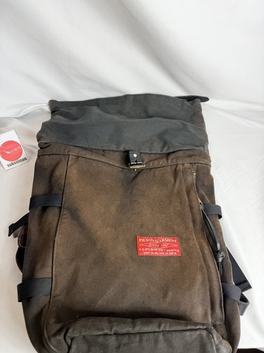 Filson x Nanamica Red Label Tin Cloth Roll Top Rucksack Made in USA Discontinued - Bild 3 von 16
