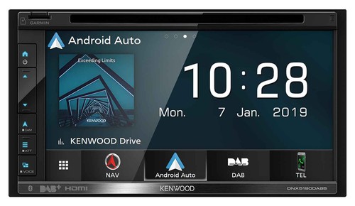 Kenwood DAB TMC USB 2DIN Lenkrad Bluetooth Navigation für Seat Ibiza 17-21 schwa - Bild 2 von 12