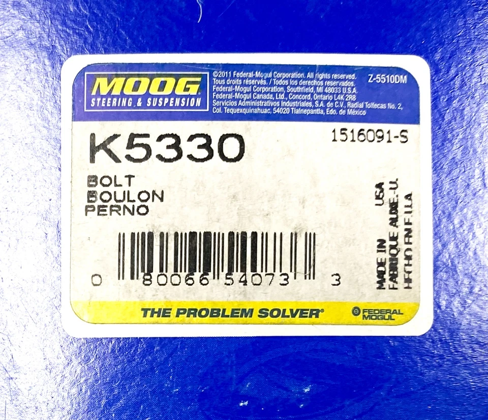 Kit de inclinación de alineación Moog K5330 Chevy GMC Honda Hyundai Jeep Kia Nissan ¡MÁS! Foto 2 de 3