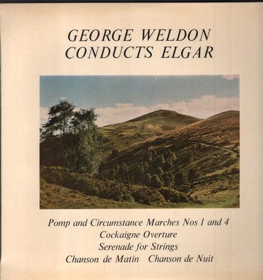 T296 George Weldon / Royal Philharmonic / Pro Arte Orchestra Conducts Elgar LP