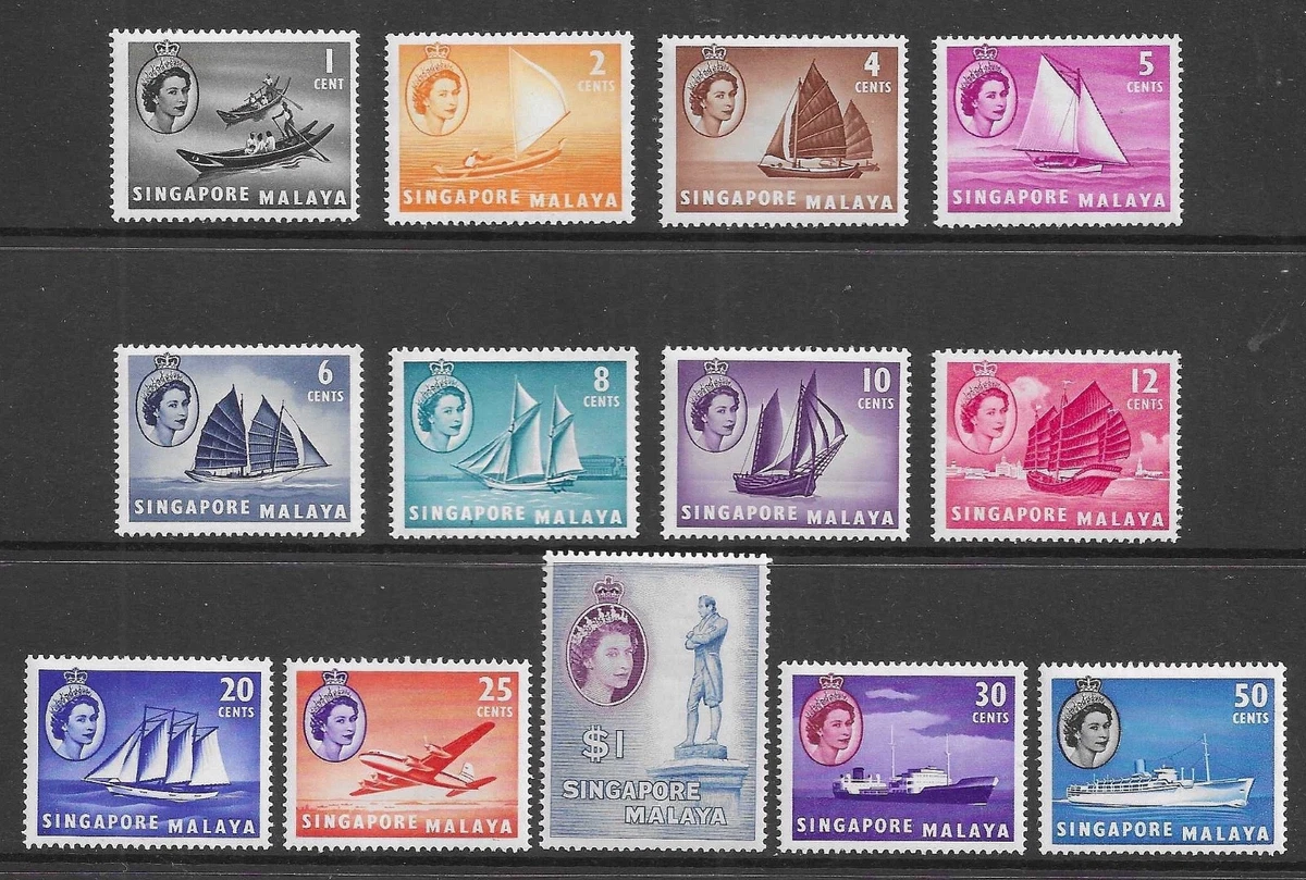 Singapore Stamps (1824-1963) for sale | eBay
