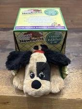 Pound Puppies Newborns Stuffed Animal Plush Grey Puppy Dog New